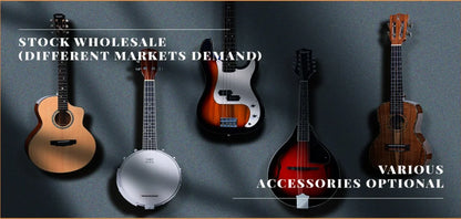 Rechargeable Connected Smart Electric Guitar with Built-in Effects