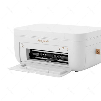300dpi Color Photo Printer Wifi 4x6 Inch Sublimation Transfer Bluetooth Wireless Print Maker with Ribbon and Color Photo Papers