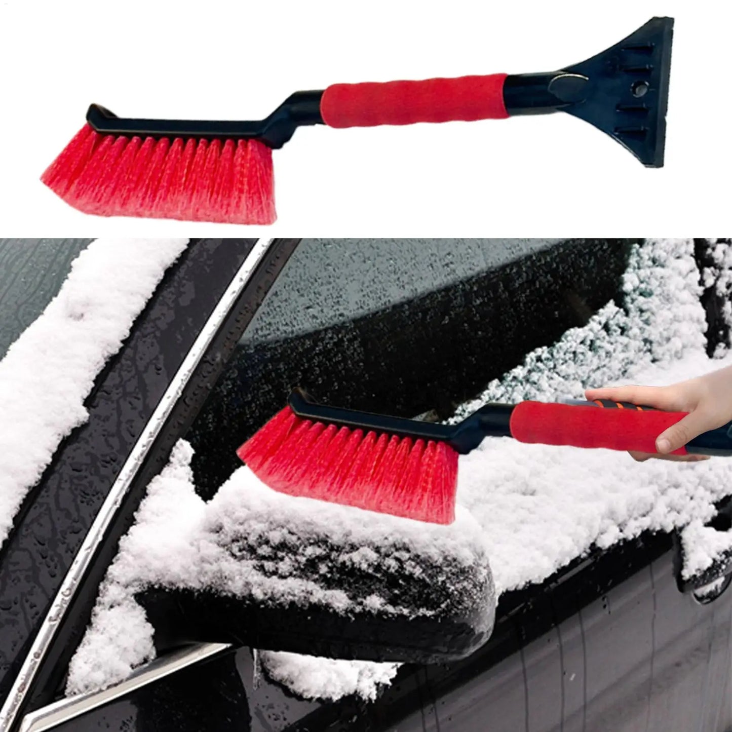 Ice Scrapers for Car Windshield, Ice and Snow Scraper, Ergonomic Foam Handle, Car Window Snow Cleaner, Ice Scraper