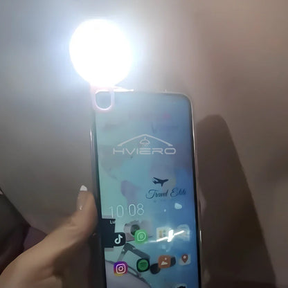 Anneau lumineux Led pour Selfie, Rechargeable par USB, lumières de remplissage, luminosité chaude et froide réglable, pour appareil Photo, vidéo, accessoires de Streaming en direct
