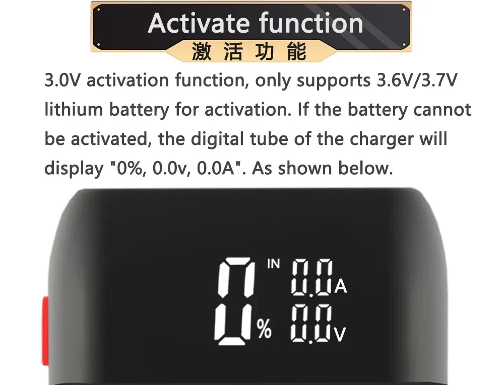 LiitoKala Lii-MP2 Portable Power Battery Charger LCD USB Type-C Input for 18700 20700 21700 18650 Batteries