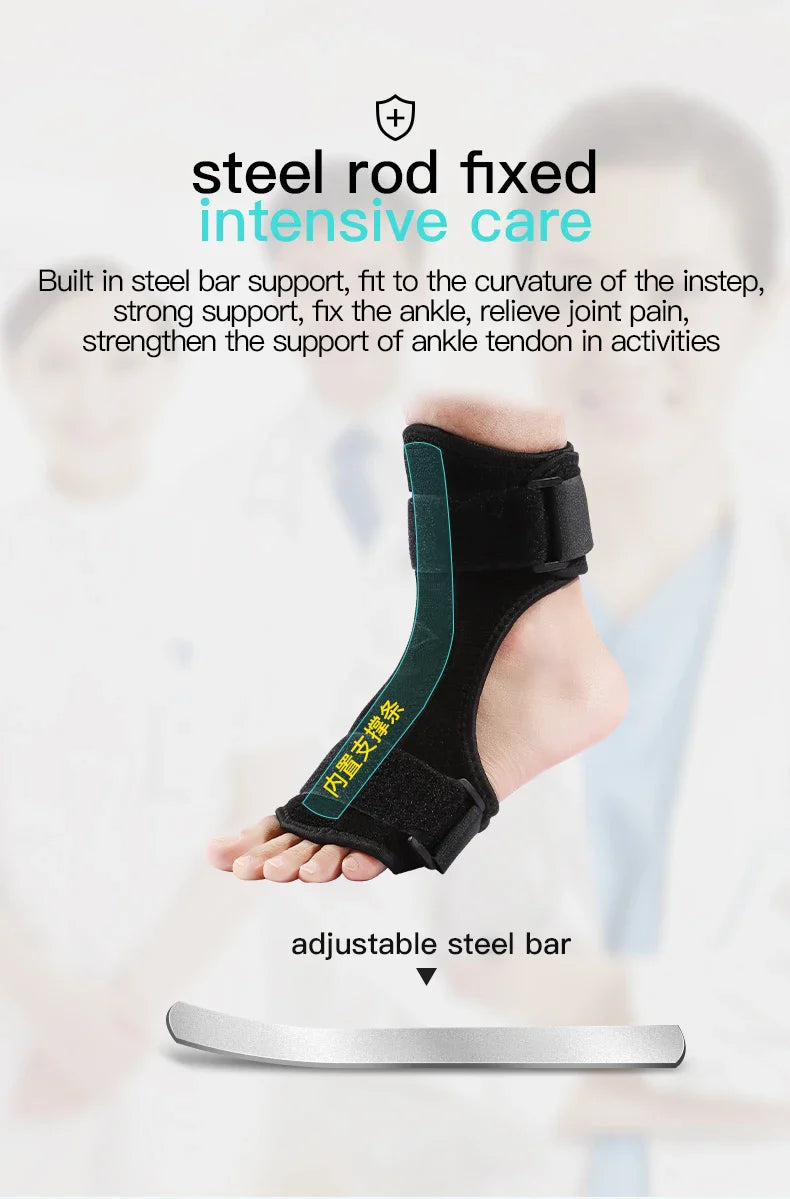 Protection contre les entorses de la cheville, orthèses de pied tombant, supports de voûte plantaire, supports de pied, soins podologiques, attelles de cheville, attelles de cheville