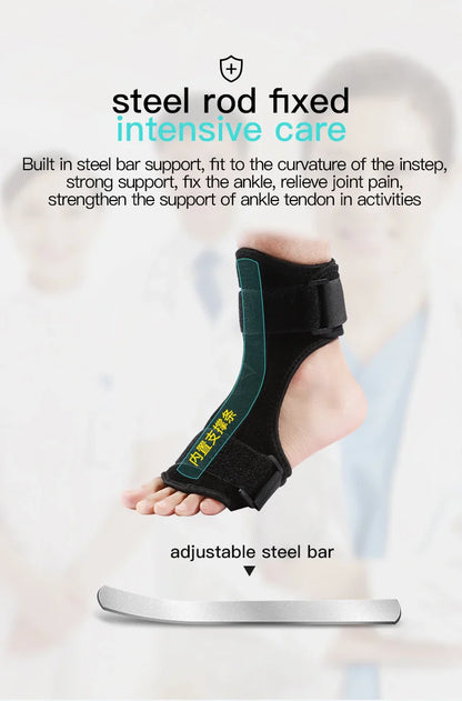 Protection contre les entorses de la cheville, orthèses de pied tombant, supports de voûte plantaire, supports de pied, soins podologiques, attelles de cheville, attelles de cheville
