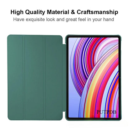 For Redmi Pad 2 Case 2025 11inch TPU Tri-Fold Stand Smart Tablet Case For Redmi K Pad 8.8 Cover Funda Xiaomi Redmi Pad SE 11 8.7