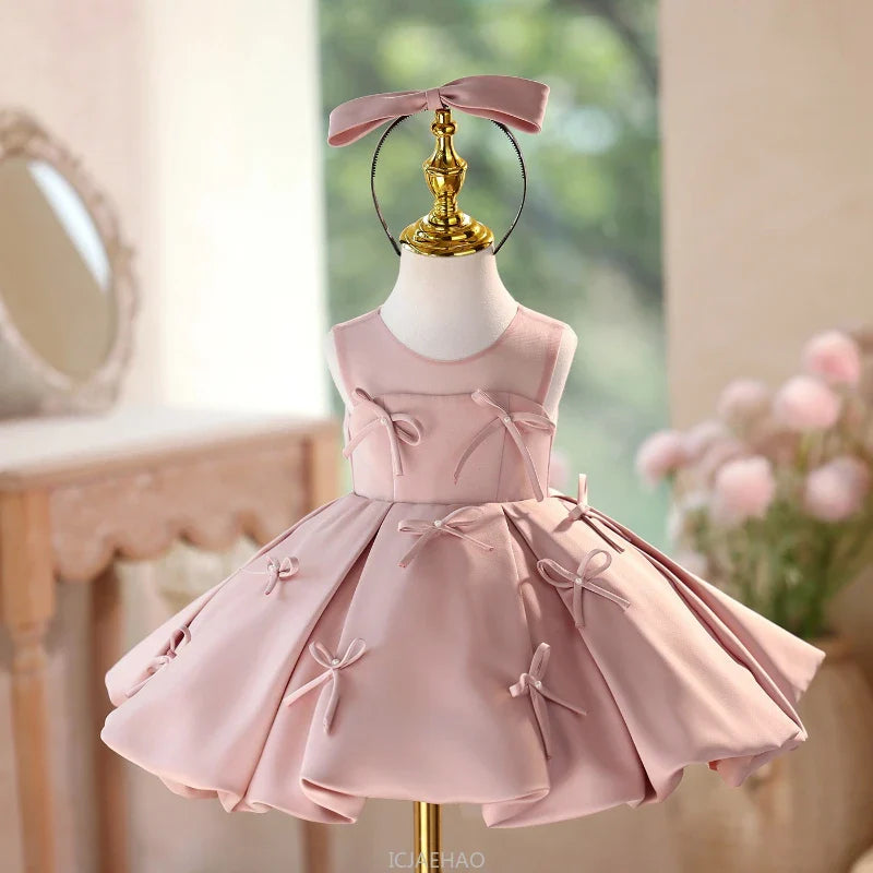 Robe de soirée filles anniversaire nouvelle élégante Occasion formelle robe de princesse enfants Pageant hôte Piano Recital tenue robes fleur fille