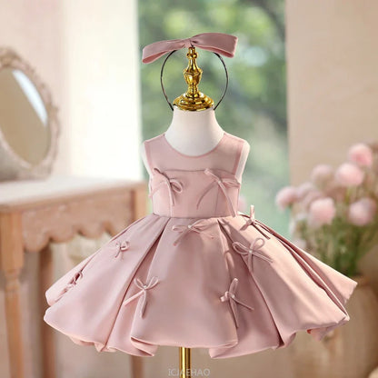 Robe de soirée filles anniversaire nouvelle élégante Occasion formelle robe de princesse enfants Pageant hôte Piano Recital tenue robes fleur fille