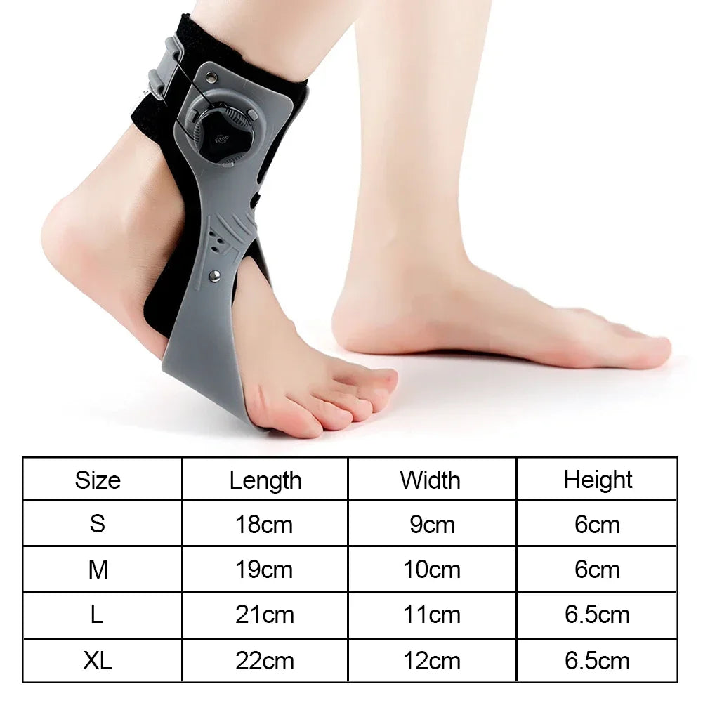 Orthèse de chute de pied pour hémiplégie, ration de posture t, attelle de chute de pied, confortable, paquet en T réglable, léger