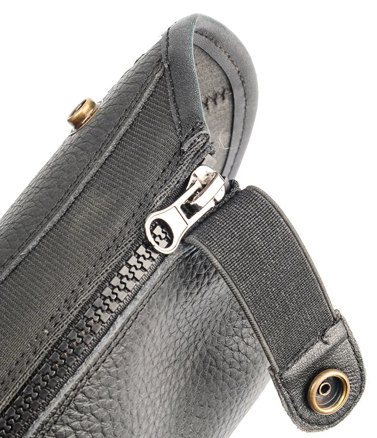 Guêtres d'équitation en cuir de vachette ex, équipement d'équitation, protection des jambes de chevalier, ajustement sportif, fournitures pour fans