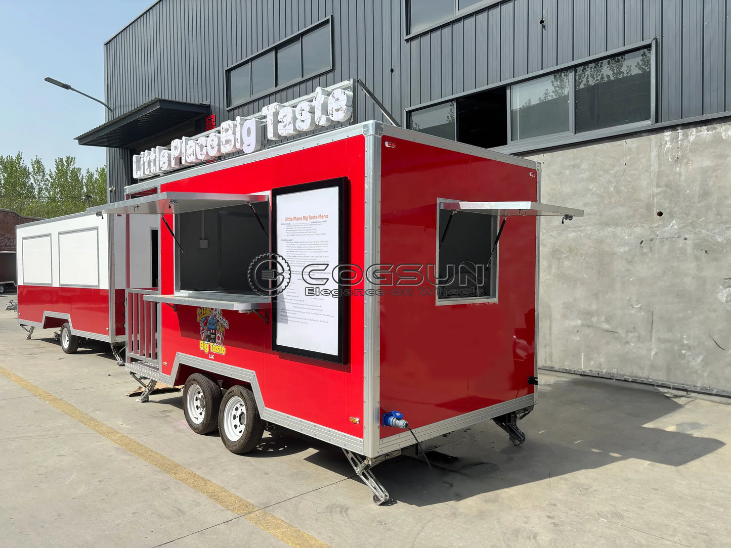 Customized Commercial Food Trucks Concession Food Trailers Street Mobile Food Trucks Fast Food Trailers For Sale USA Europe