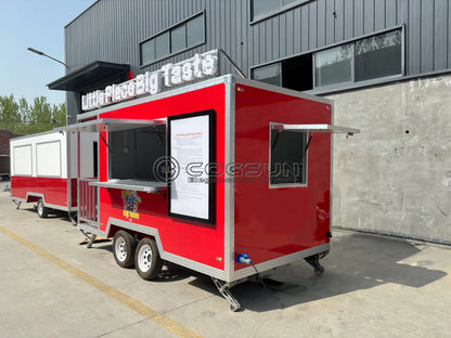 Customized Commercial Food Trucks Concession Food Trailers Street Mobile Food Trucks Fast Food Trailers For Sale USA Europe
