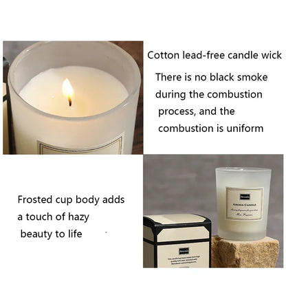 Romantic Long-Lasting Aromatherapy Candles for Festive Home Ambiance Enchanting Freshness Ideal Gift for Christmas