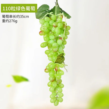 5PCS 12/18/24/36/60/85/100 Heads Artificial Grapes Christmas Halloween Wedding Party Home Garden Hanging Decoration Fake Fruits