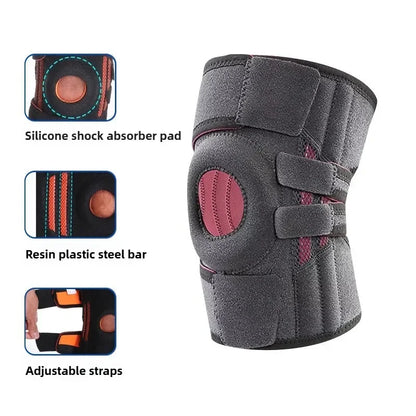 1PC genouillère orthopédique genouillère soutien douleur articulaire Relif rotule protecteur réglable Sport genouillère garde ménisque Ligament