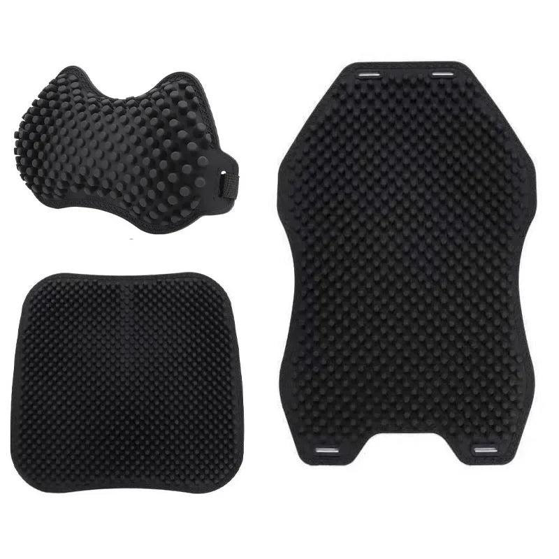 3-piece set of car cushions, car pillows, silicone car cushions, pressure reducing and comfortable neck protection headrests