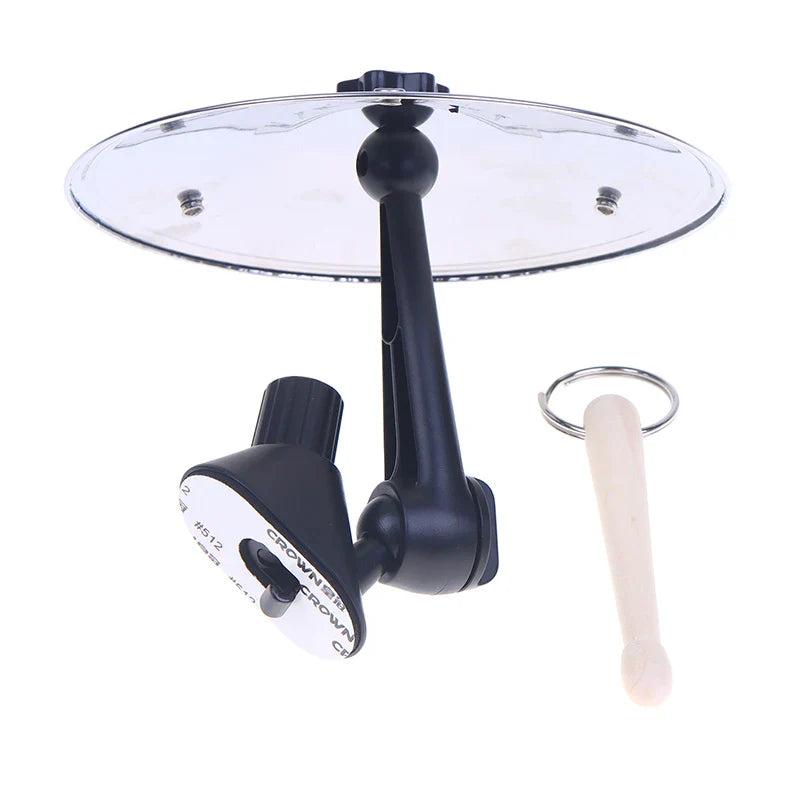 1 pièces soucoupe musicale voiture Crash cymbale alliage voiture Crash tambours cymbale évent tambour Mini tambour facile à installer Clip-On Mini pour évent