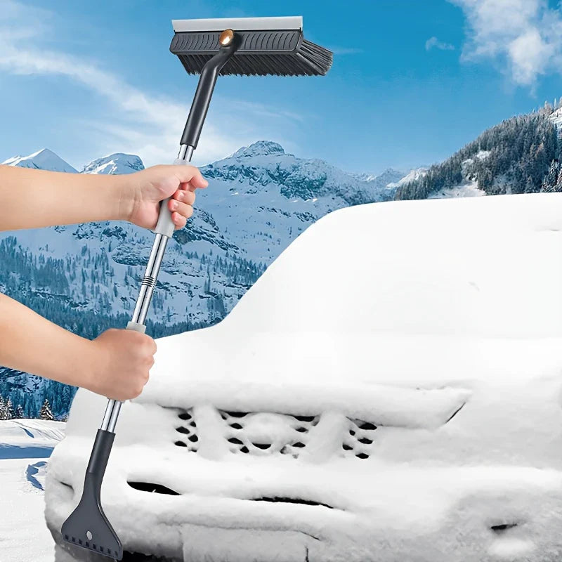 Grattoir à glace pour pare-brise de voiture, brise-glace, nettoyage rapide, brosse en verre, dissolvant de neige, outil de nettoyage de vitres automobiles, pelle à neige d'hiver