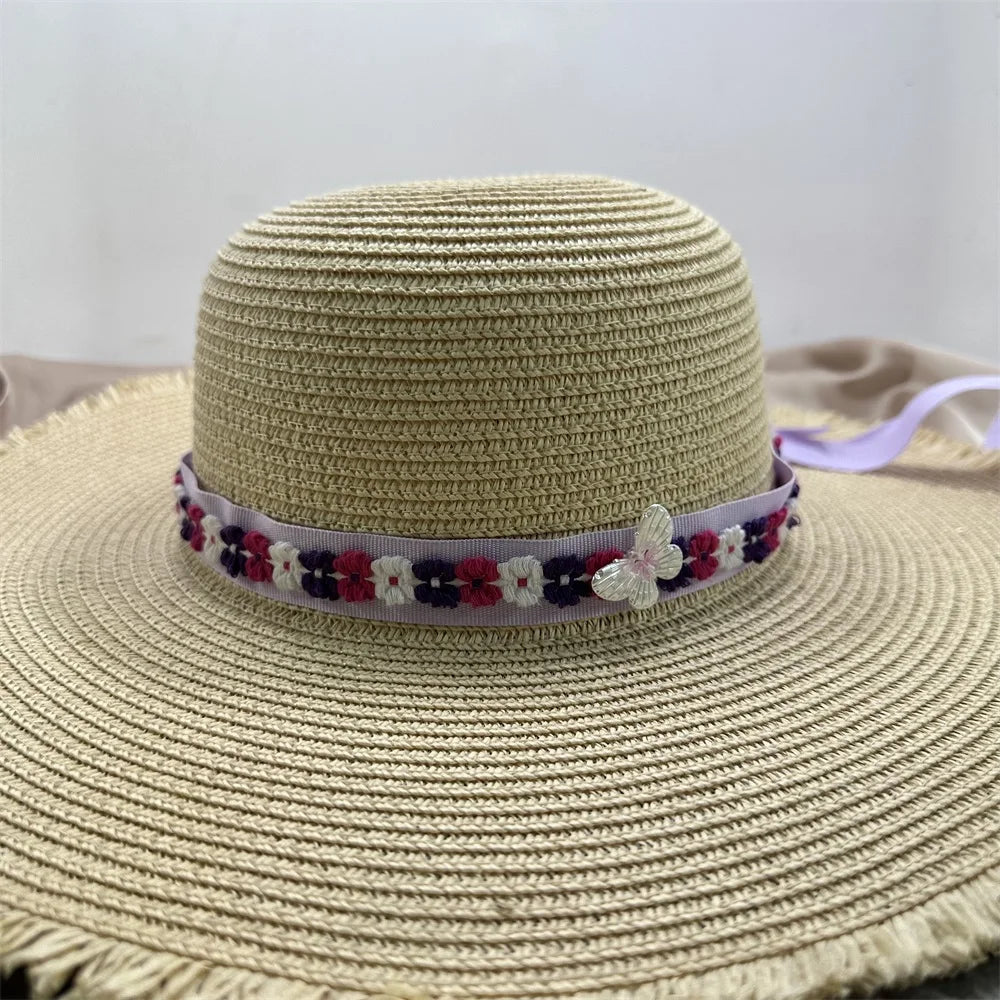 Bandes de Chapeau de Cowboy Boho en Cuir, Accessoire de Paille Fedora ander, de Tête de Vache, Décoration de Remplacement