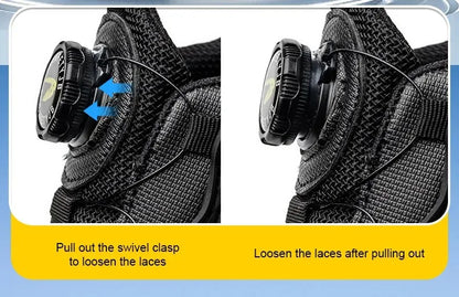 YIZHONCO Autumn Safety Shoes BOA Men Sneakers Steel Toe Cap Shoe Work Shoes Puncture-Proof Work Safety Shoes Boots