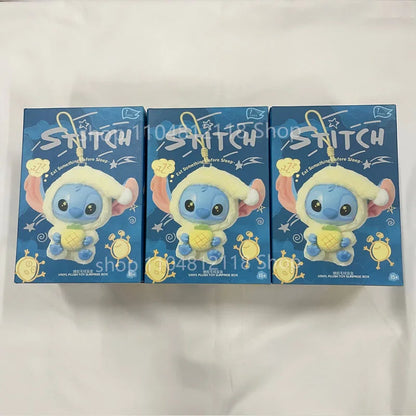 15CM New Stitch Eat Something Before Sleep Series Blind Box Plush Dolls Pendant Cute Doll Ornament Mystery Box Surprise Toy Gift