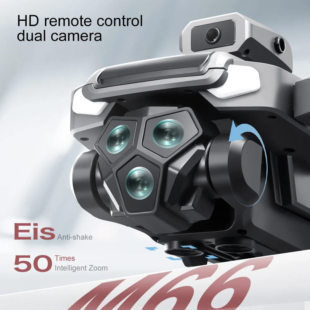 Drone professionnel 4K, double caméra, moteur sans balais, pour éviter les obstacles, hélicoptère RC, quadrirotor pliable