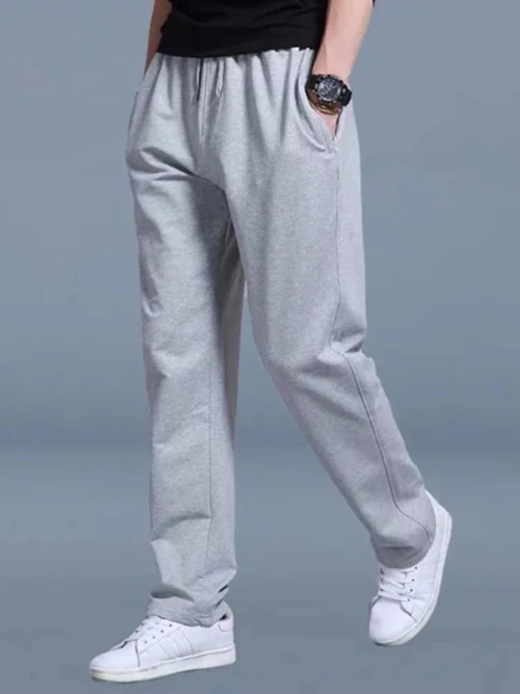2024 New Men's Pants Autumn/Winter New Sport Jogging Trousers Fitness Loose Fit Clothing Solid Color Outfit Streetwear Pants ﻿
