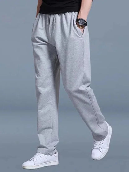 2024 New Men's Pants Autumn/Winter New Sport Jogging Trousers Fitness Loose Fit Clothing Solid Color Outfit Streetwear Pants ﻿