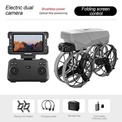Drones 4k professionnel 10km flux optique sans brosse pliant double miroir photographie aérienne professionnelle avec drone à cardan servo