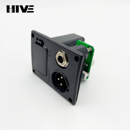 9V Guitar Active Pickup Battery Compartment, 9V Battery Holder, LC-5 Guitar Pickup Battery Cover, 3.5mm 6.35 Single Hole TRS Jack