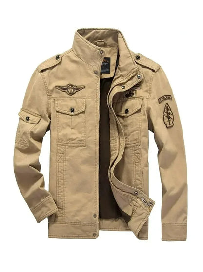 2024 New Casual Climbing pilots Jacket Men Plus Size 6XL Jaqueta Masculina working clothes Spring Autumn Cargo Mens Jackets Coat