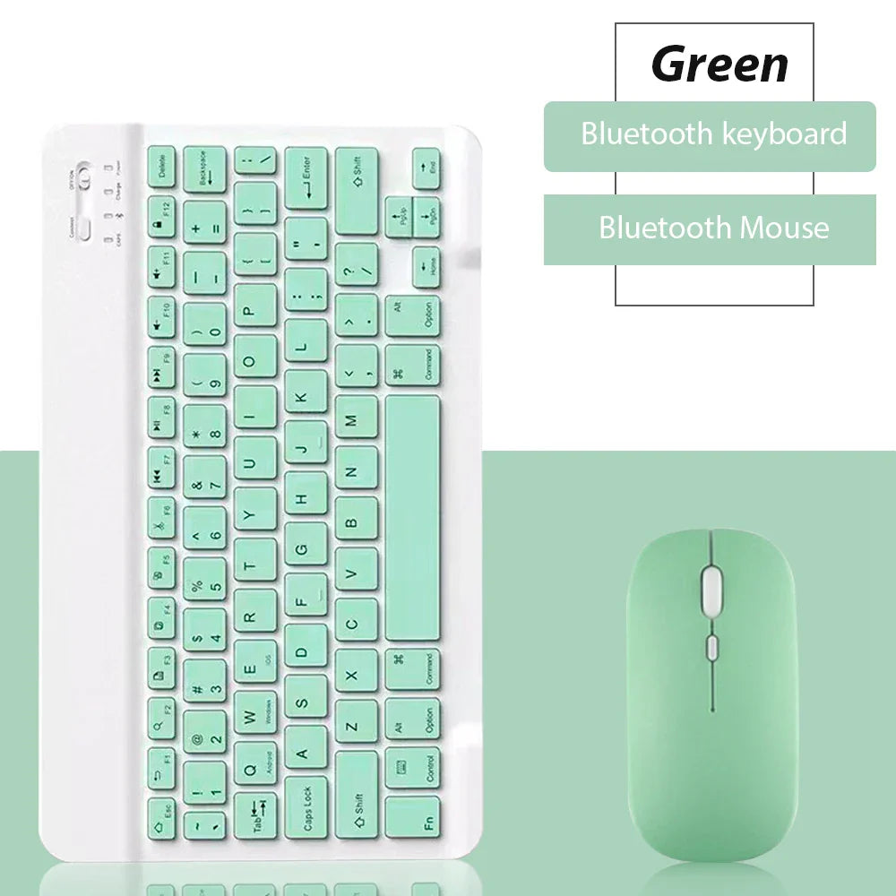 EMTRA Bluetooth Wireless Keyboard Portable Keyboard for Ipad Laptop Tablet Rechargeable Gaming Keyboard for Android IOS Windows