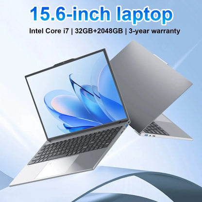 15.6 inch Laptop Computer Intel Core i7 6500U Windows 11 Pro 16GB DDR4 512GB 1TB SSD Portable Notebook PC Gamer Gaming Laptops