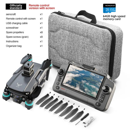 Drone GPS avec écran tactile caméra EIS Anti-secouement 8K Drones aériens sans brosse 5G GPS 8K caméras HD grand UAV Dron RC quadrirotor