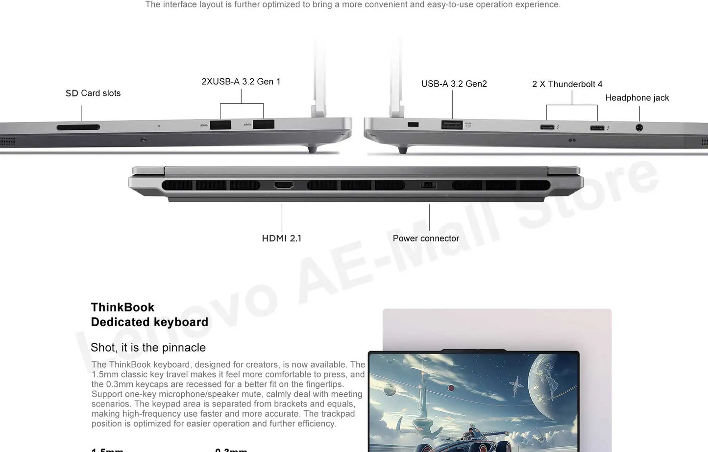Lenovo Thinkbook 16p 2024 14th 14900HX/14650HX 4060 16G/32G 1T/2T 16" 3.2K 165Hz
