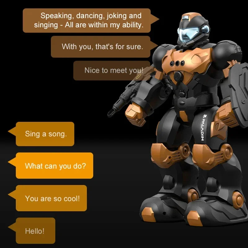 Robot Rc jouets enfants Robot vocal Intelligent télécommande programmation Robots geste détection jouets électroniques enfants cadeau de noël