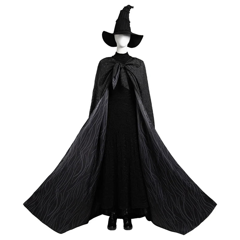 Elphaba Cosplay Costume, Halloween, Christmas, Role Playing, Comic, Customized, Mooyiyi, New 2025 big hat brim is gorgeous