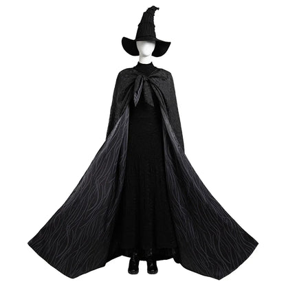 Elphaba Cosplay Costume, Halloween, Christmas, Role Playing, Comic, Customized, Mooyiyi, New 2025 big hat brim is gorgeous