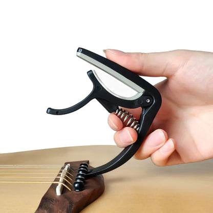 Capodastre de guitare pour guitare acoustique et électrique 6 cordes, pince d'accordage, instrument de musique, ukulélé, guitare basse