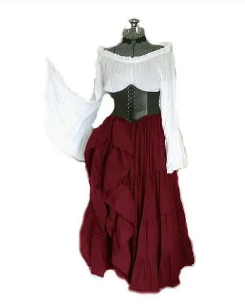 Masquerade Victorian Gothic Queen Evening Dress Medieval Renaissance Elf Princess Lolita Party Women Dance Retro Cosplay Costume