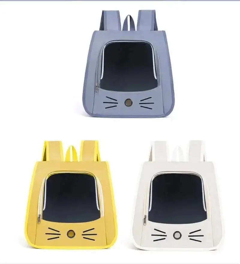 Sac à dos de transport pour animaux de compagnie, grand sac à dos pour chat, Transparent, respirant, Portable, pour chats et chiens, sac à bandoulière de transport