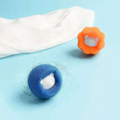Épilateur réutilisable pour animaux de compagnie, boule, blanchisserie, machine à laver, filtre, laine, autocollant, poils de chat, fourrure, attrape-peluches, maison, 1-5 pièces