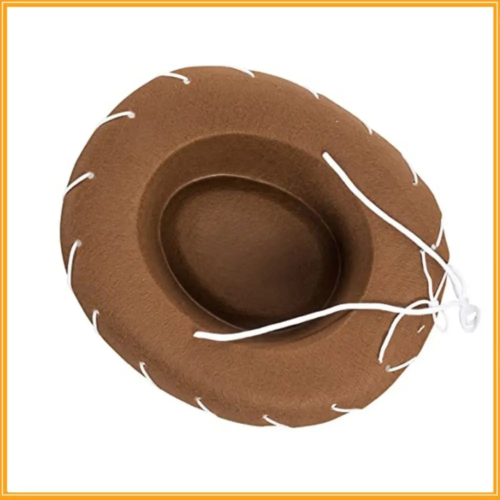 Cowboy accessory cowboy hat performance cosplay costume felt princess hat adjustable dress-up bachelorette party hat women