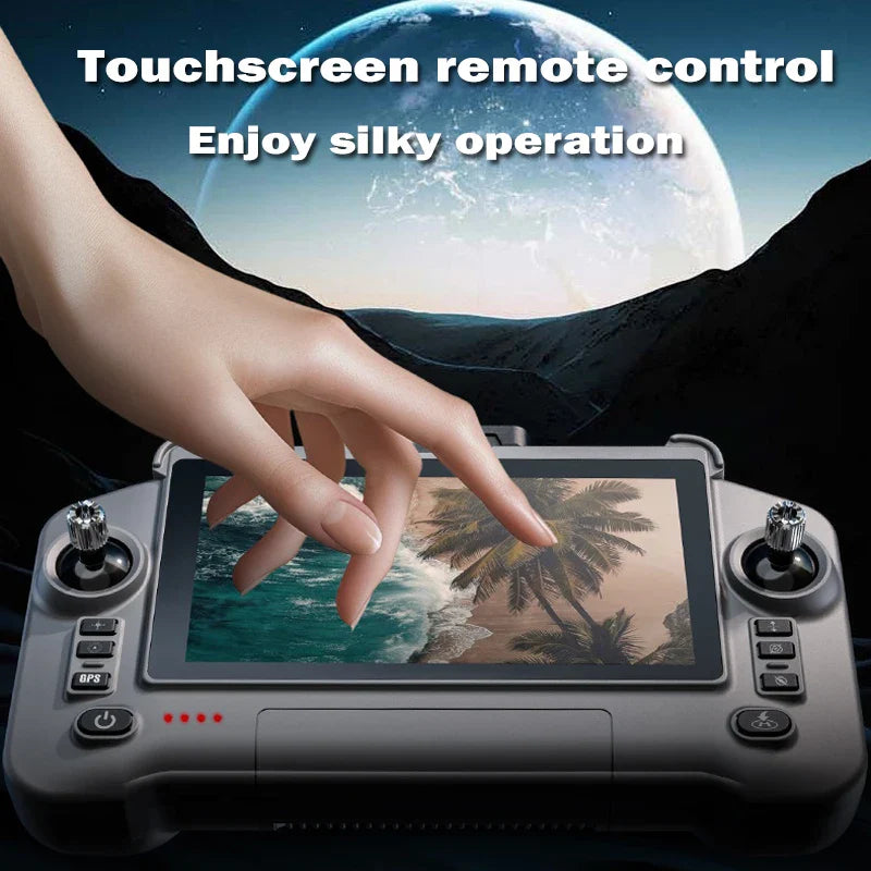Drone GPS avec écran tactile caméra EIS Anti-secouement 8K Drones aériens sans brosse 5G GPS 8K caméras HD grand UAV Dron RC quadrirotor