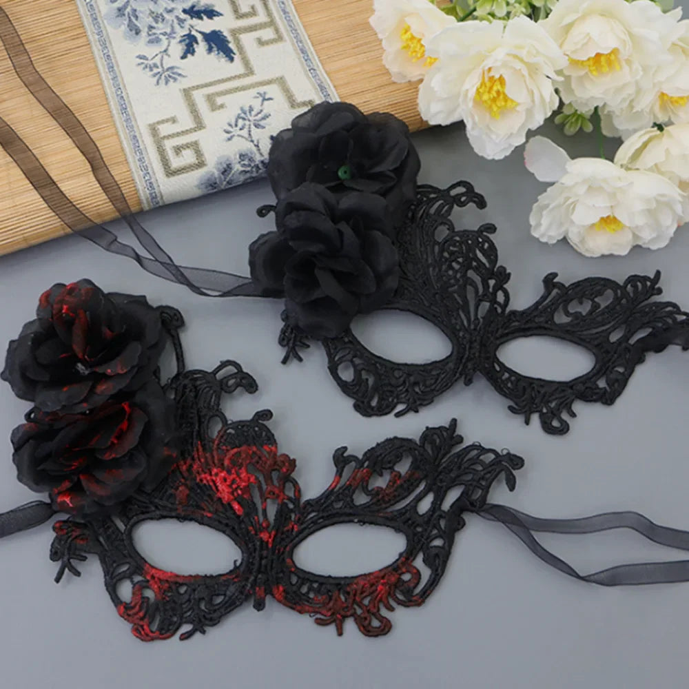 Masque de mascarade, ensemble de masques de Costume délicats, demi-visage en dentelle, élégant pour Costume de danse, concours de jeu de rôle pour événement