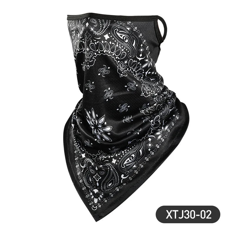 Cooling Neck Gaiter Bandana for Outdoor Activities Breathable Quick-Drying Sun Protection Motorcycle Motorbike Riding Scarf