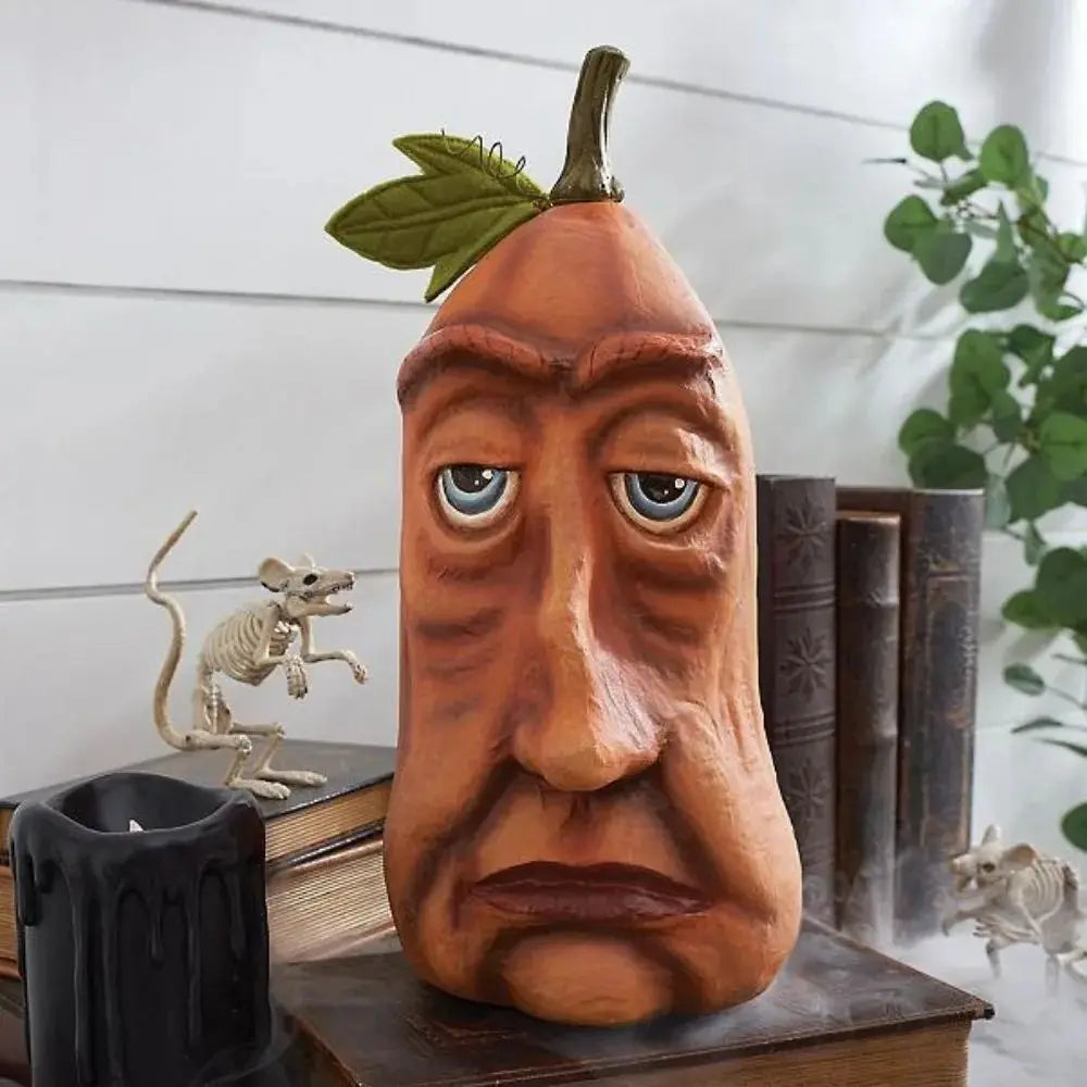 Halloween Atmosphere Outdoor Decoration Props Ghost Party Mutated Pumpkin Head Courtyard Decorationindoor Garden Accessories