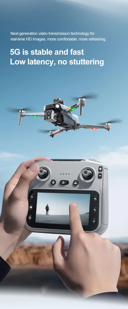 K19 Max Drone caméra HD 5G WIFI professionnel photographie aérienne Drone sans brosse flux optique évitement d'obstacles quadrirotor jouets