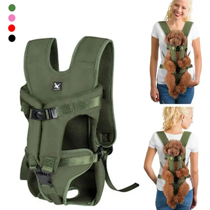 Pet carrier backpack for dogs, cats, front travel bag for carrying pets, small and medium dogs, bulldog, puppy, Mochila Para Perro