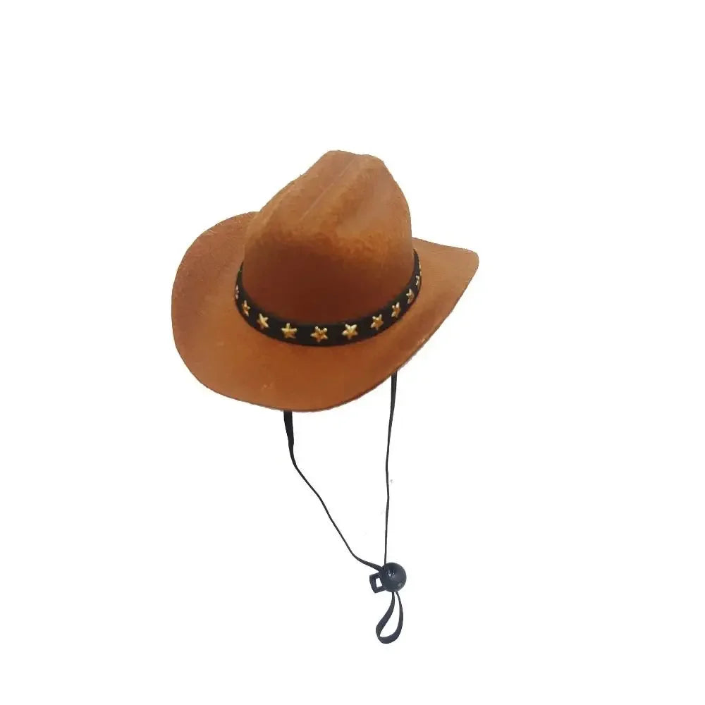Cute hat、1pc Outdoor Adjustable Pet Dog Hat Summer Pet Accessories Dogs Cat Caps Photo Prop Dog Cat Cowboy Hats