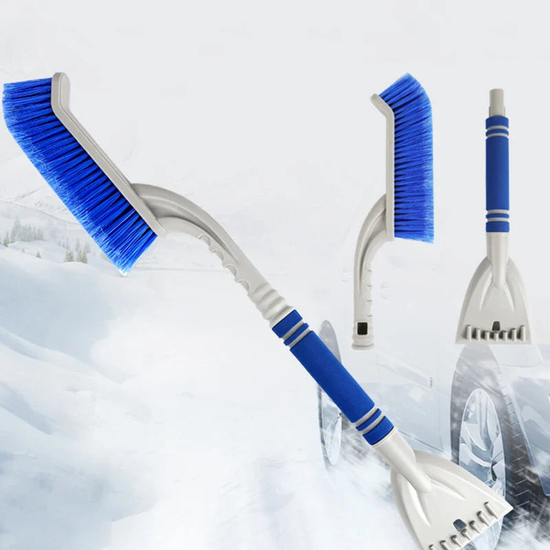Grattoir à neige pour voiture, pelle de balayage pour l'hiver avec poignée, brosse de nettoyage automobile, dissolvant de grattoir à glace, accessoires de pare-brise automobile