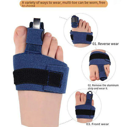 Fixateur de Fracture pour Pieds Sophia, Ajusteur de Pouce, Chaussettes de Pédicure Douces, Lisseur d'Oignon, 1 Pièce